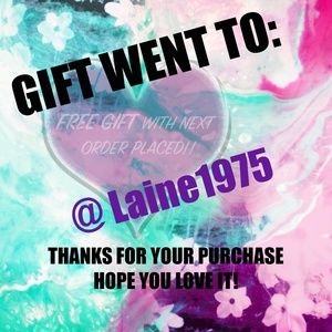 FREE GIFT GIVEAWAY WENT TO @Laine1975!!!
